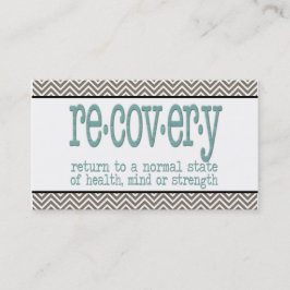 Tarjeta De Visita Definición de recuperación de AA