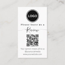 Déjanos una reseña | Código QR Moderno