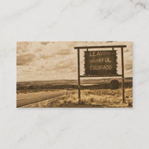 Tarjeta De Visita dejar colorido colorado
