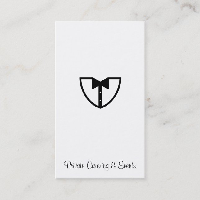 Tarjeta de visita del abastecimiento y de los (Anverso)