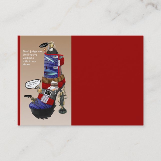 Tarjeta de visita del abogado (Anverso)