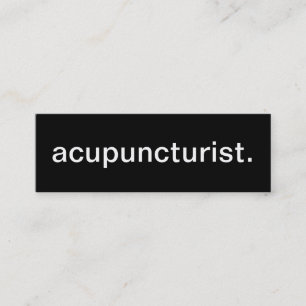 Tarjeta de visita del Acupuncturist