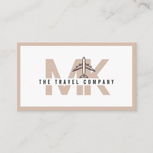 Tarjeta de visita del agente de la agencia de viaj (Anverso)