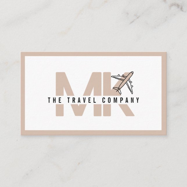 Tarjeta de visita del agente de la agencia de viaj (Anverso)