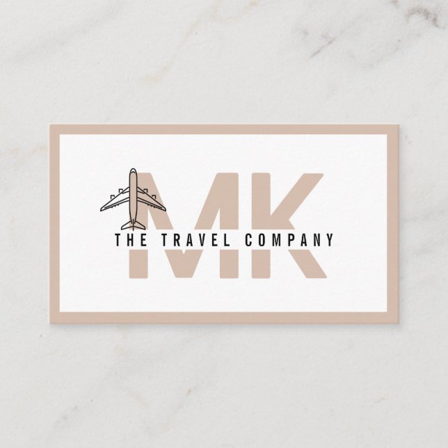 Tarjeta de visita del agente de la agencia de viaj (Anverso)