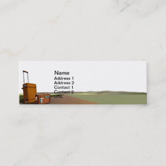 Tarjeta de visita del agente de viajes