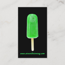 Tarjeta de visita del aire acondicionado