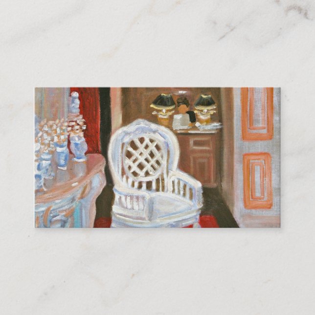 Tarjeta de visita del anticuario de París (Anverso)