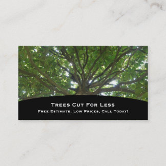 Tarjeta de visita del árbol