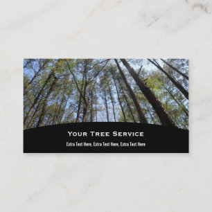 Tarjeta de visita del árbol