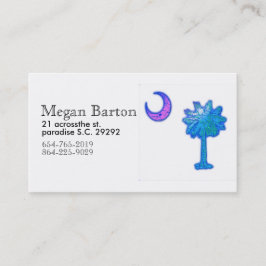 tarjeta de visita del árbol del estado