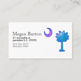 tarjeta de visita del árbol del estado