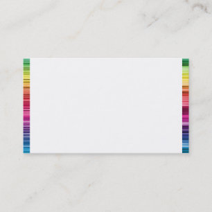 Tarjeta de visita del arco iris