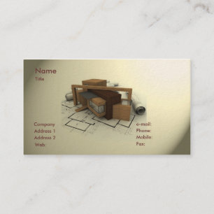 Tarjeta de visita del arquitecto