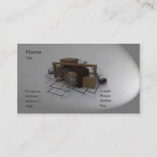 Tarjeta de visita del arquitecto