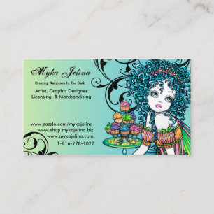 Tarjeta de visita del arte de Myka Jelina