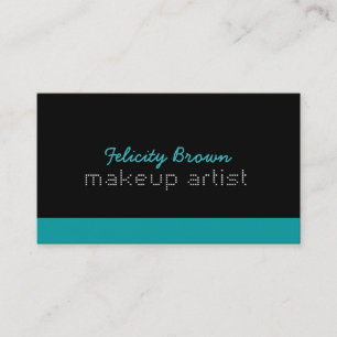 Tarjeta de visita del artista de maquillaje -