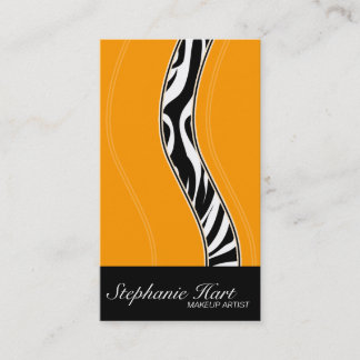 Tarjeta de visita del artista de maquillaje -