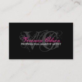 TARJETA DE VISITA DEL ARTISTA DE MAQUILLAJE