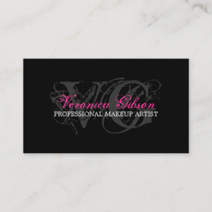 TARJETA DE VISITA DEL ARTISTA DE MAQUILLAJE