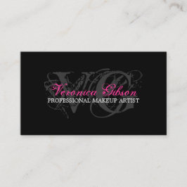 TARJETA DE VISITA DEL ARTISTA DE MAQUILLAJE
