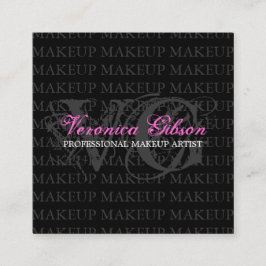 TARJETA DE VISITA DEL ARTISTA DE MAQUILLAJE