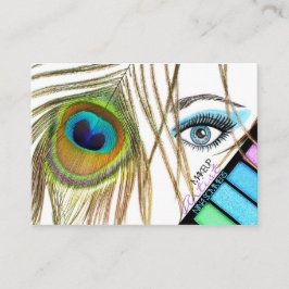 Tarjeta de visita del artista de maquillaje