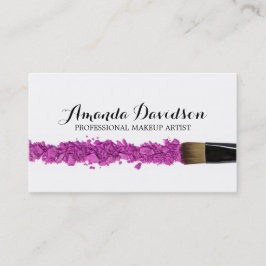 TARJETA DE VISITA DEL ARTISTA DE MAQUILLAJE