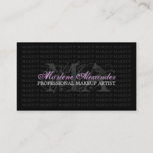 TARJETA DE VISITA DEL ARTISTA DE MAQUILLAJE