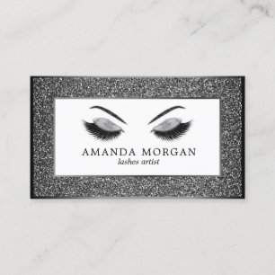 Tarjeta de visita del artista de maquillaje con