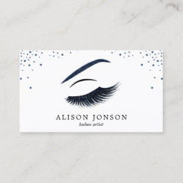 Tarjeta de visita del artista de maquillaje con