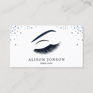 Tarjeta de visita del artista de maquillaje con