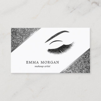 Tarjeta de visita del artista de maquillaje con