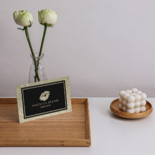 Tarjeta de visita del artista de maquillaje de los