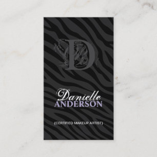 TARJETA DE VISITA DEL ARTISTA DE MAQUILLAJE DEL