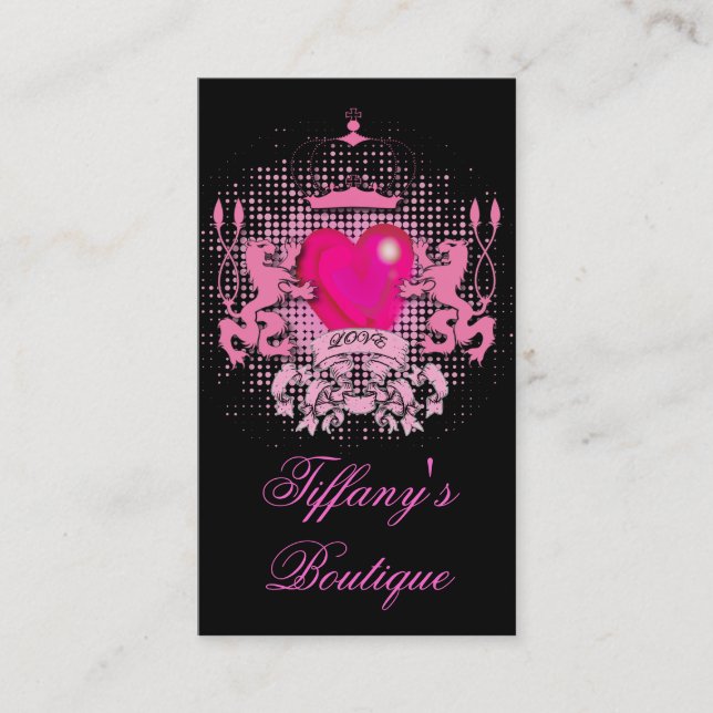 tarjeta de visita del artista gótico Fuschia Grung (Anverso)