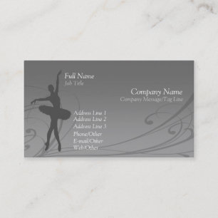 Tarjeta de visita del ballet