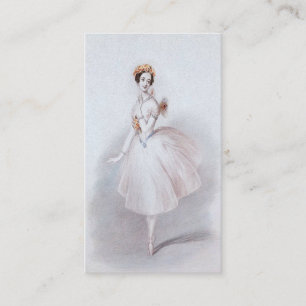 Tarjeta de visita del ballet