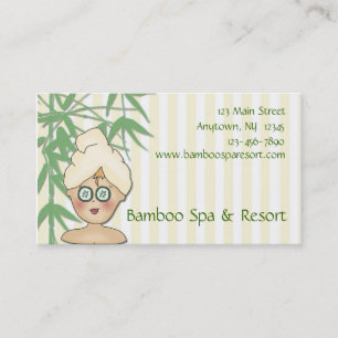 Tarjeta de visita del balneario