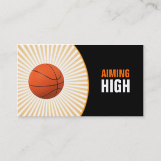 Tarjeta de visita del baloncesto