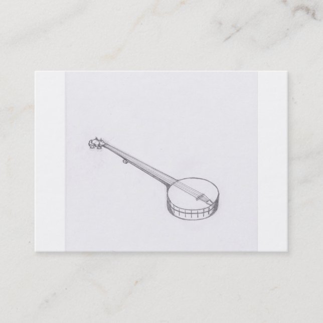 Tarjeta de visita del banjo de Roberto (Anverso)