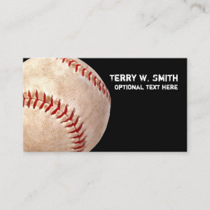 Tarjeta de visita del béisbol
