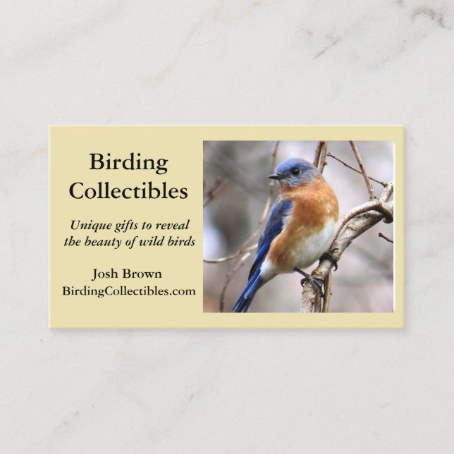 Tarjeta de visita del Bluebird (Anverso)