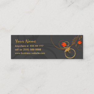 Tarjeta de visita del boutique de la moda