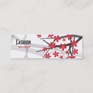 Tarjeta de visita del boutique de la moda