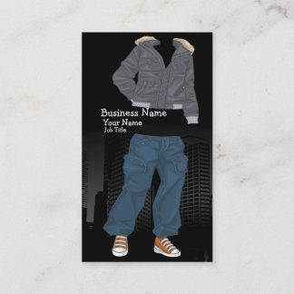 Tarjeta de visita del boutique de la moda