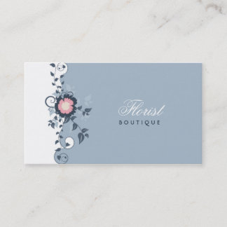 Tarjeta de visita del boutique del florista
