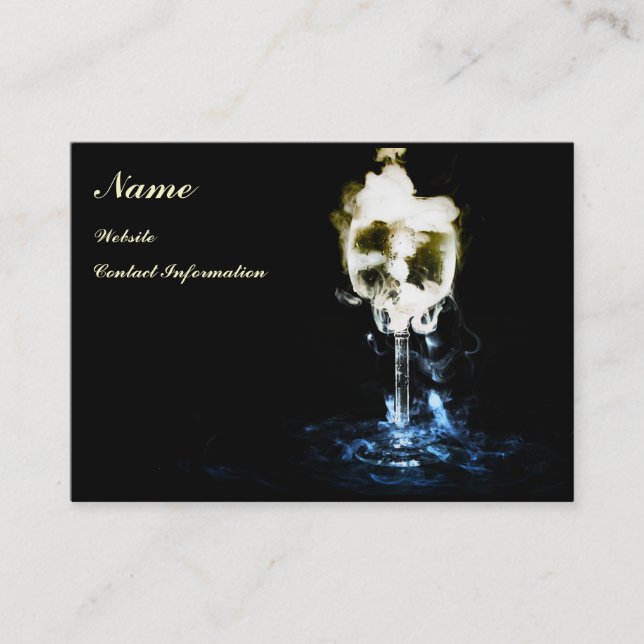 Tarjeta de visita del Brew de las brujas (Anverso)