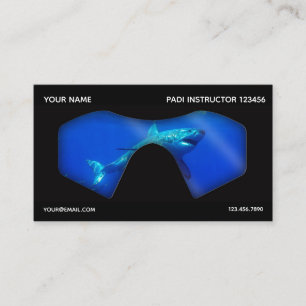 Tarjeta de visita del buceador