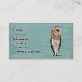 Tarjeta de visita del BÚHO
